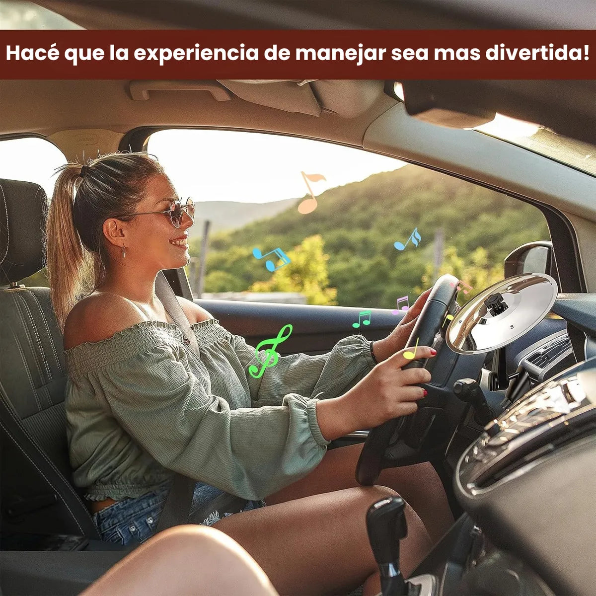 Mini Platillo para Auto Metálico Antiestres