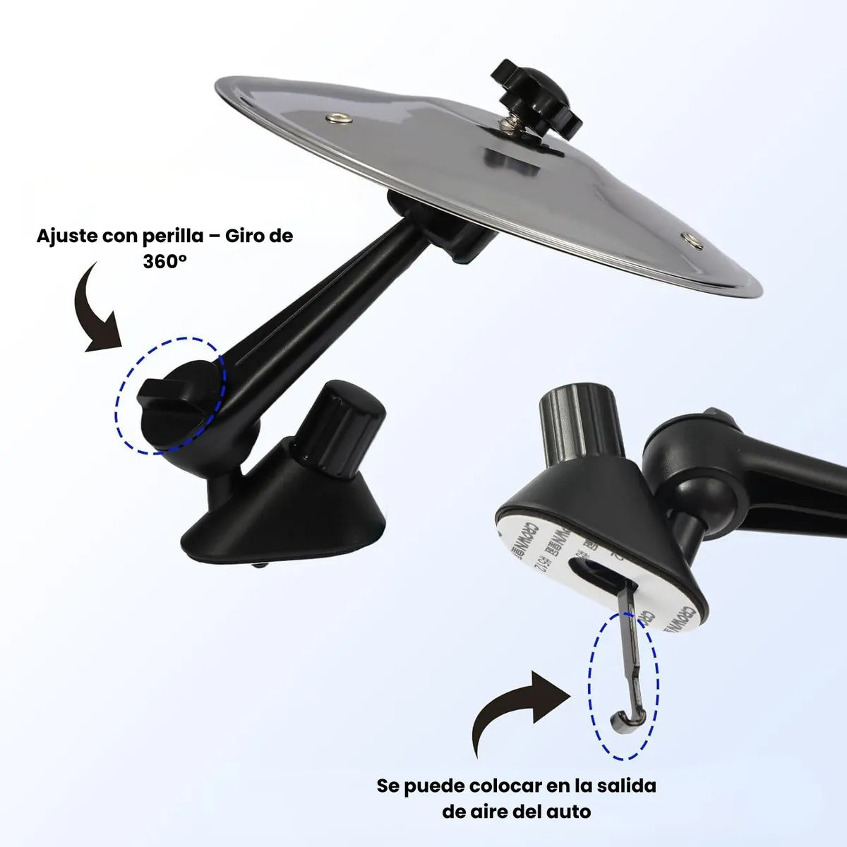 Mini Platillo para Auto Metálico Antiestres