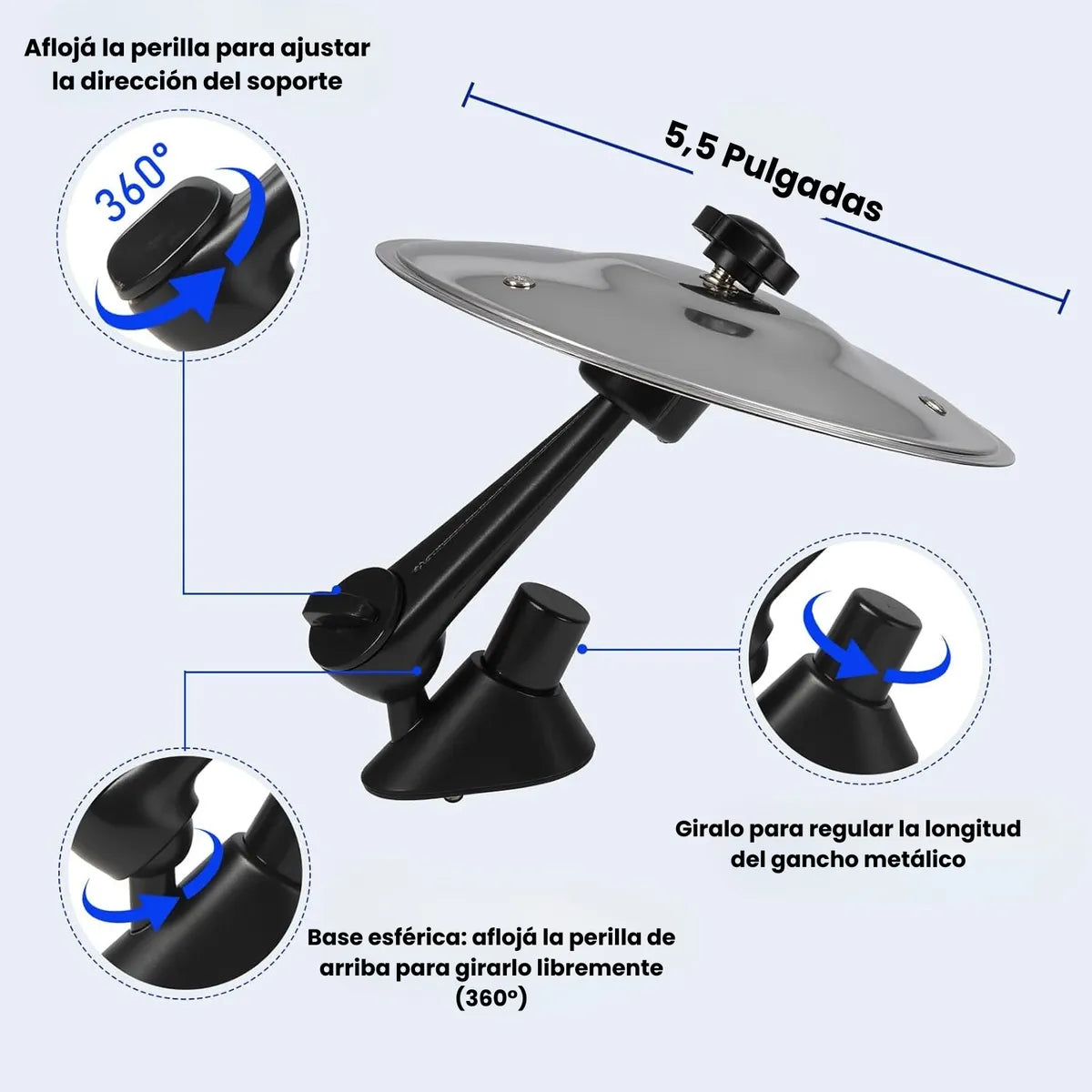Mini Platillo para Auto Metálico Antiestres