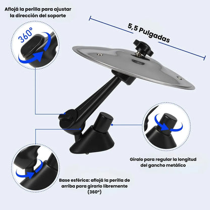 Mini Platillo para Auto Metálico Antiestres