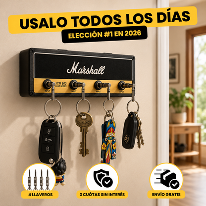Portallaves de Pared Amplificador Marshall Ideal Regalo